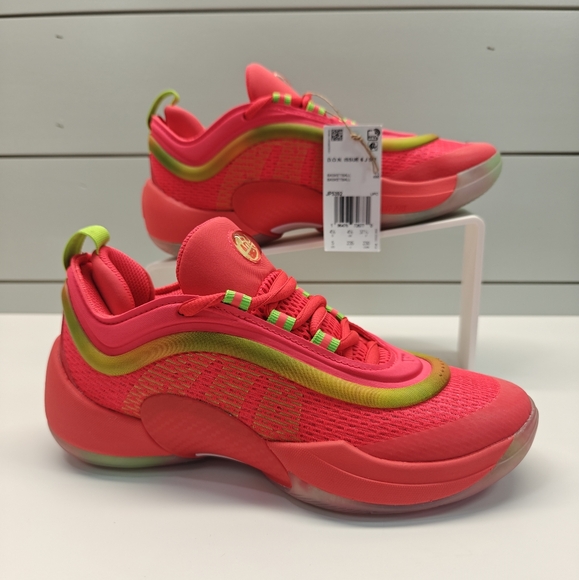 5Y Adidas Haribo Gummy Bears D.O.N. Issue 6 SMU Lucid Red Basketball Sneakers - Picture 5 of 11
